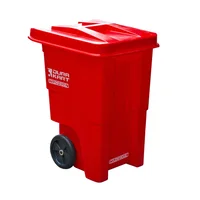 Carro Durakart Colempaques 208 Litros Rojo (55 Galones)