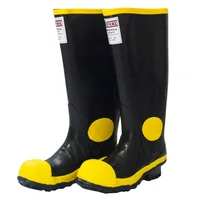 Bota PVC Ingeniero Negro/Amarillo _ Btcat40