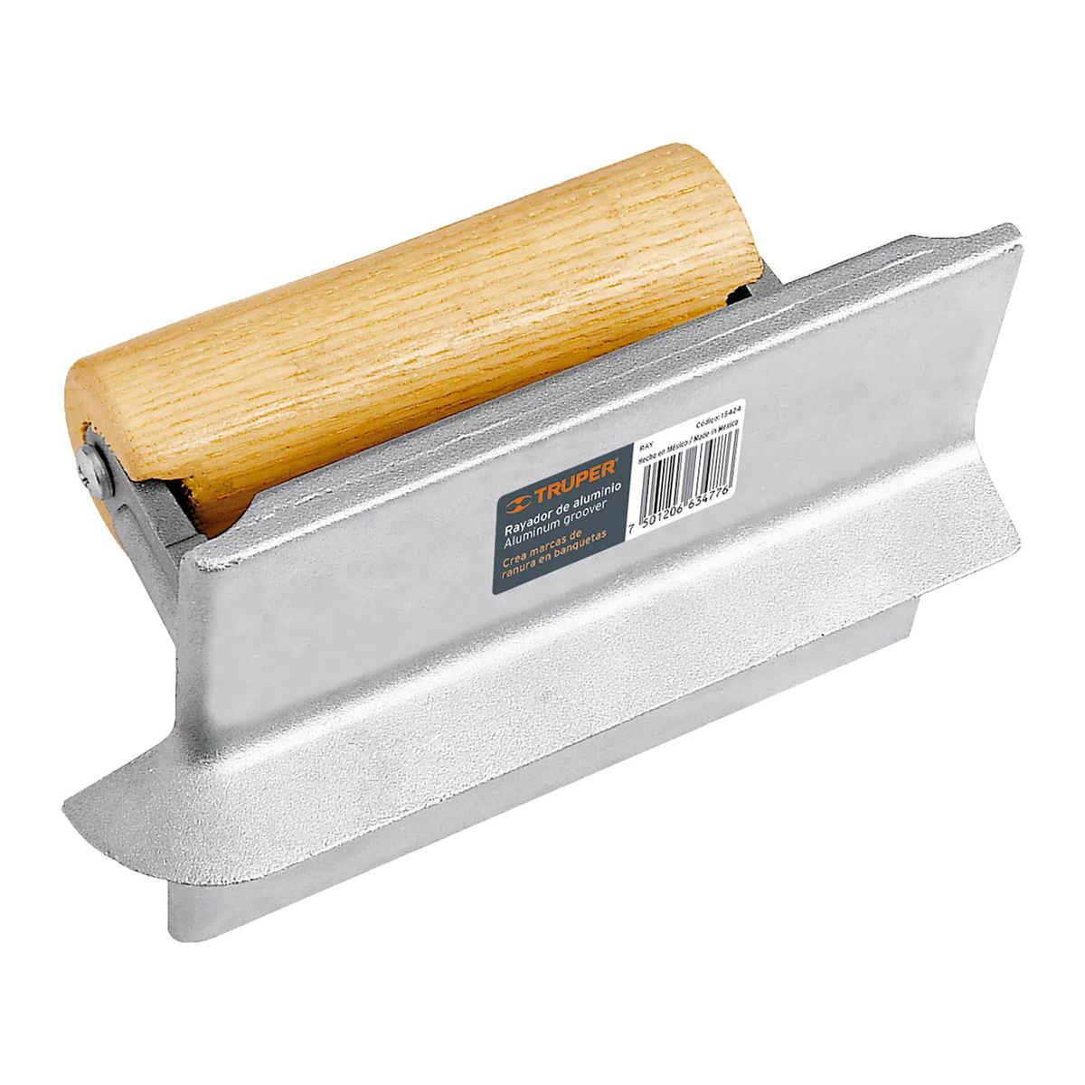 TRUPER - Rallador de Aluminio de 15.4 cm con Mango de Madera