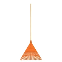 Rastrillo Plástico para Jardín Con Mango Cabeza de 61 cm