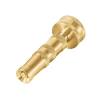Boquilla de Latón de 9 Cm para Manguera Rosca 3/4 Pulgadas Truper