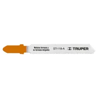 5 Seguetas Tipo T de 8 cm 21 DPP Corte Recto y Super Fino Truper