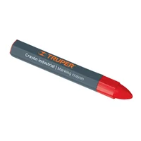 2 Crayones Industriales Rojos para Madera Vidrio Acrílico Truper