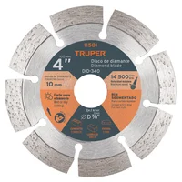 Disco de Diamante Rin Segmentado de 4" Centro 7/8''