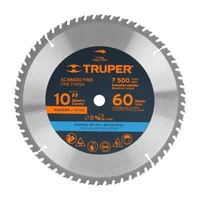 Disco Sierra Madera de 10" Centro 5/8" 60 Dientes