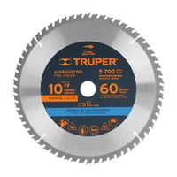 Disco Sierra Madera de 10" Centro 1" 60 Dientes