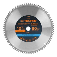 Disco Sierra Madera de 12" Centro 1" 80 Dientes