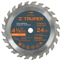 Disco Sierra Madera de 4.1/2" Centro 3/8" 24 Dientes