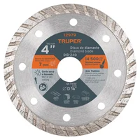 Disco de Diamante Rin Turbo de 4" Centro 7/8''