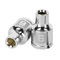 Copa Estándar 6 mm de 6 Puntas Cuadrante de 3/8''