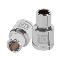 Copa Estándar 10 mm de 6 Puntas Cuadrante de 1/2 Pulgada Truper