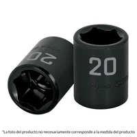Copa Estándar de Impacto 6 Puntas de 10 mm Cuadrante 1/2 Pulgada Truper