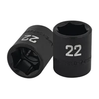 Copa Estándar de Impacto 6 Puntas de 22 mm Cuadrante 1/2''