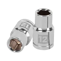 Copa Estándar 12 mm de 6 Puntas Cuadrante de 1/2 Pulgada Truper