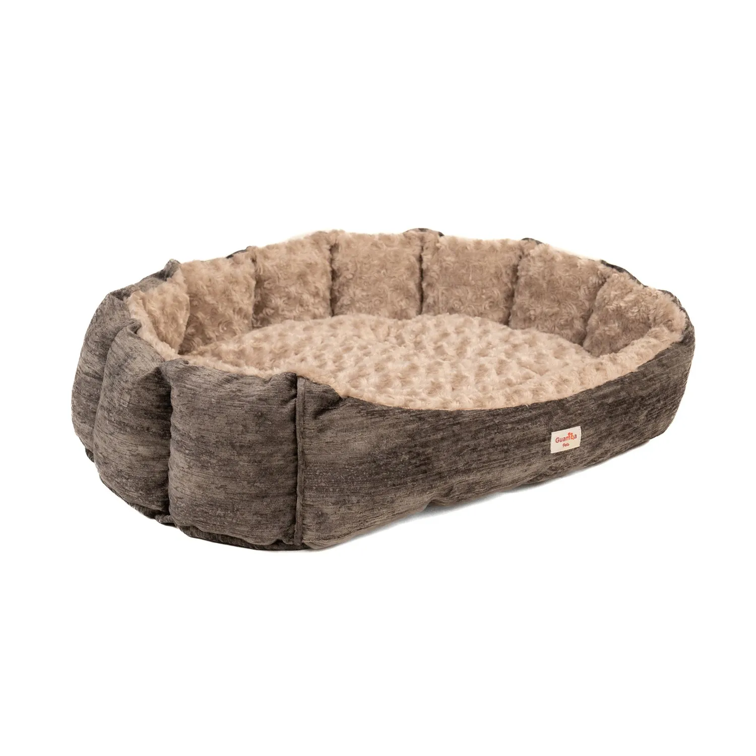 Cama Mascota París Gris para Perro Grande 120 x 95 x 20cm