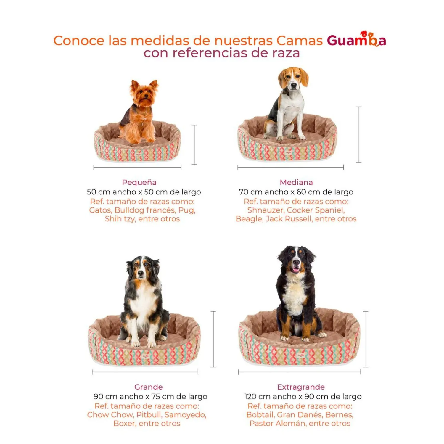 Cama Mascota París Gris para Perro pequeño 50 x 50 x 20 cm 7
