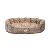 Cama Mascota París Taupé Para Perro Mediano 70 X 60 X 20 Cm