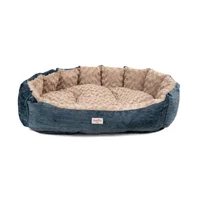 Cama Mascota París Azul para Perro Extra Grande 120 x 95 x 20cm