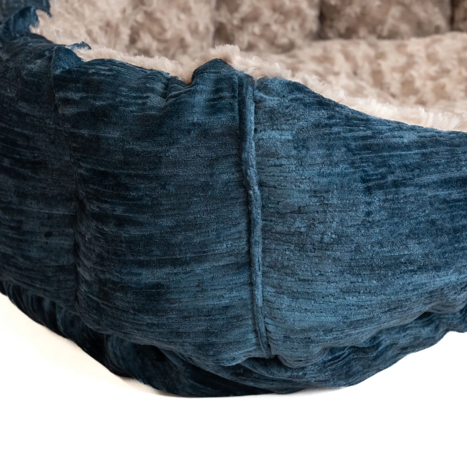 Cama Mascota París Azul para Perro Extra Grande 120 x 95 x 20cm 4