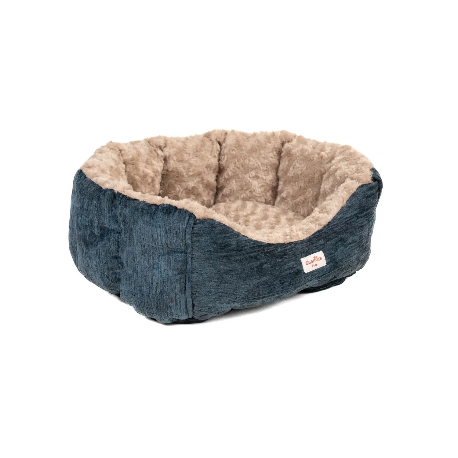Cama Mascota París Azul para Perro pequeño 50 x 50 x 20 cm