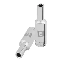 Copa Estándar Larga 6 mm de 6 Puntas Cuadrante de 3/8 Pulgadas Truper