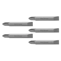Set de 5 Puntas Dobles Pala y Estrella de 2 Pulgadas Zanco 3/4 Pulgadas Truper