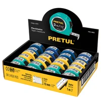 Flexómetro de 3 Metros en ABS Ancho 13 mm Color Aleatorio Pretul