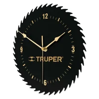 Reloj de Pared Truper 24 cm Con Cuerpo En Lámina de Acero