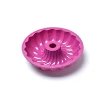 Molde de Silicona con Aro Ondulado Tortas 23x6 cm Press 77305 Fucsia