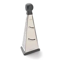 Rallador Rallo Cocina Piramidal Acero Inoxidable Press 86503 Gris