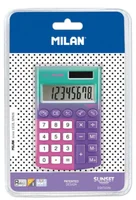 Calculadora 8 Dig Pocket Sunset Lila-rosa. Milan
