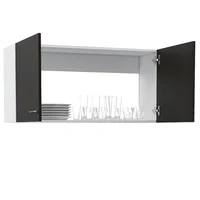 Mueble Superior Kit Lavaplatos Napoles Rta Blanco + Wengue