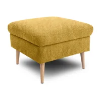 Puff Cuadrado Boreal Pers Mostaza 69x69 sin patas