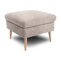Puff Cuadrado Boreal Pers Beige 69x69 sin patas