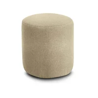 Puff Redondo Fortte Pers Beige 42cm