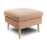 Puff Cuadrado Vittal Pers Beige 69x69 sin patas