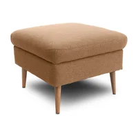 Puff Cuadrado Vittal Pers Mocca 69x69 sin patas