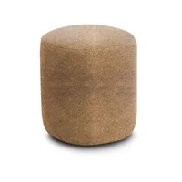 Puff Redondo Boreal Pers Caramelo 42cm