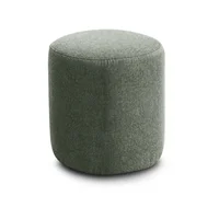 Puff Redondo Boreal Pers Gris Verde 42cm