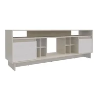 Mesa para TV Elsa 63x180x42 cm Blanco Niebla