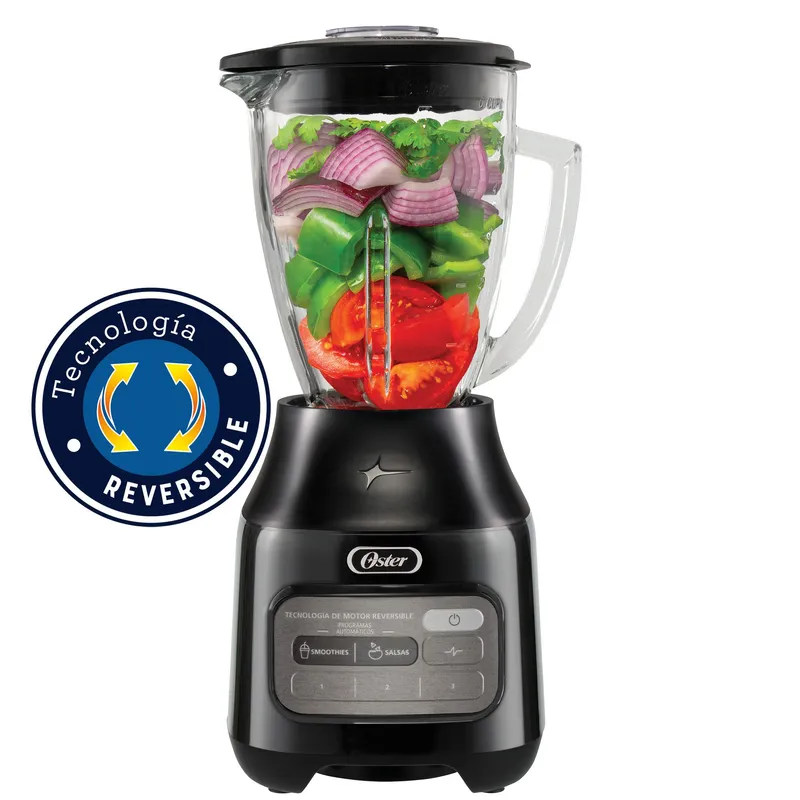 Licuadora con tecnología Reversible Oster Vaso de vidrio
