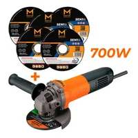 Pulidora Angular 4 1/2 Pulgadas Eléctrica Truper 700W 11000 RPM Profesional