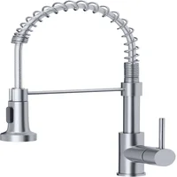 Grifería Industrial Doble Servicio Gourmet Niquel Consumo 8.3 l/min