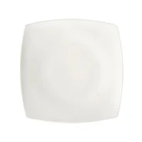 Plato Pando 24 cm Cuadrado Actualite Blanco