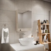 Gabinete De Baño Dena 60.2x45x16 Cm Ceniza Sensi Dacqua