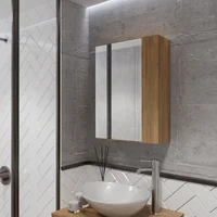 Gabinete De Baño Guali 60.2x45x16 Cm Miel Sensi Dacqua
