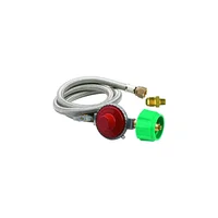 Manguera y Regulador 10 Psi Acero Inoxidable de 121.92 cm