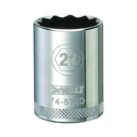 Dado de 21 mm X 12 Puntos con Mando de 1/2