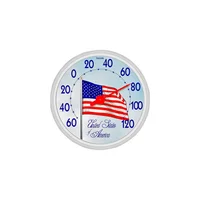 Termómetro para Exterior con Bandera Usa 34.29 cm