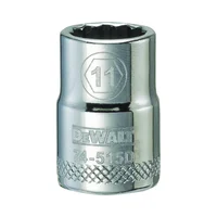 Dado de 11 mm X 12 Puntos con Mando de 3/8